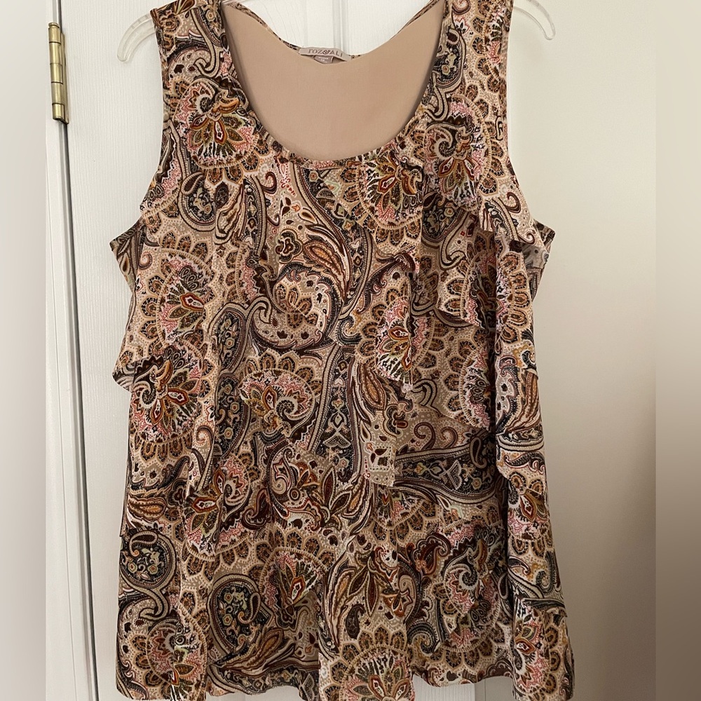 Roz & Ali Paisley Tank Top